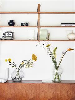VASE CLOUD CLEAR GLASS HIGH