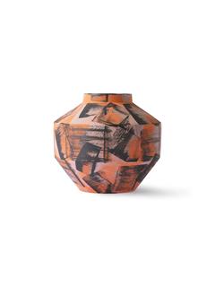 VASE HAND BRUSHED CERAMIC