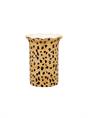 VASE LEOPARD BROWN