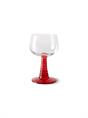 WINE GLASS SWIRL HIGH RED