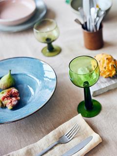 WINE GLASS THE EMERALDS TALL LIME SET OF 4